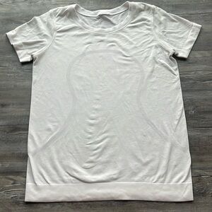 Lululemon White Swiftly Tech Short Sleeve